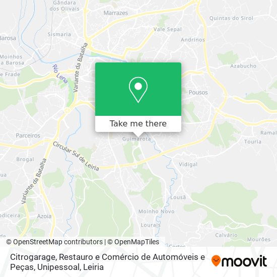 Citrogarage, Restauro e Comércio de Automóveis e Peças, Unipessoal map