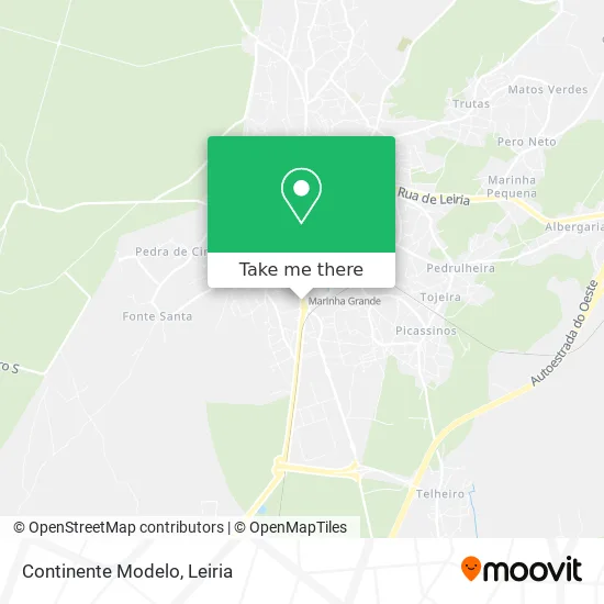 Continente Modelo map