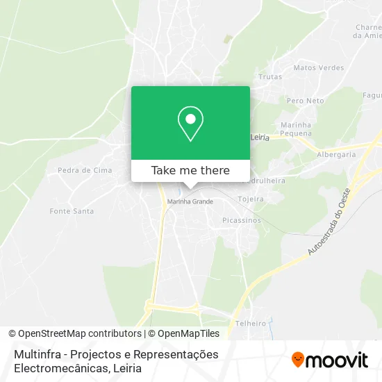 Multinfra - Projectos e Representações Electromecânicas map