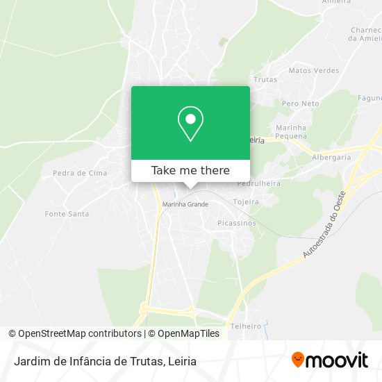 Jardim de Infância de Trutas map