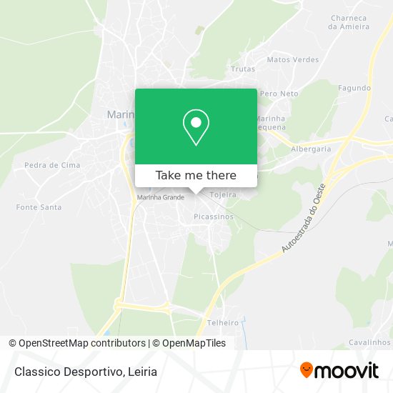 Classico Desportivo mapa