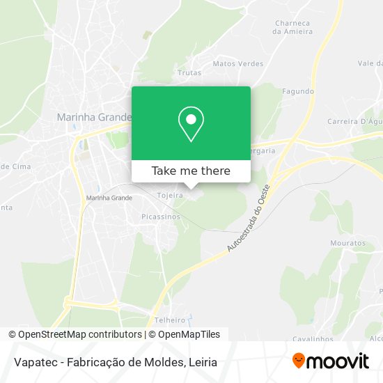 Vapatec - Fabricação de Moldes mapa