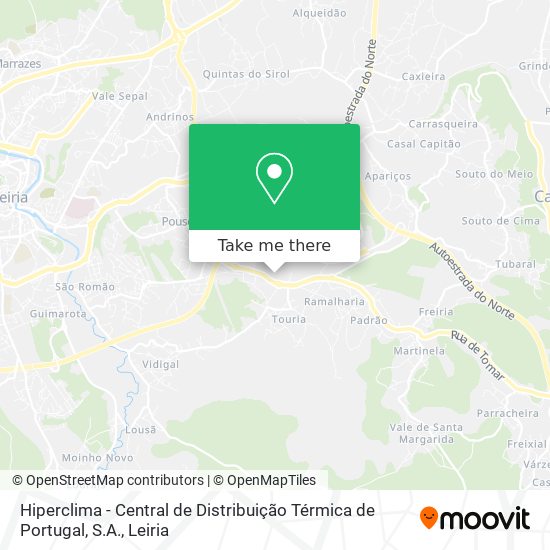 Hiperclima - Central de Distribuição Térmica de Portugal, S.A. map