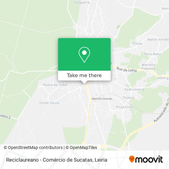 Reciclaureano - Comércio de Sucatas map