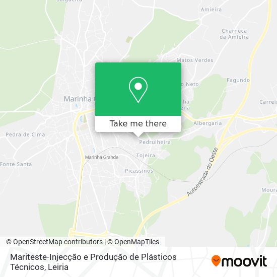 Mariteste-Injecção e Produção de Plásticos Técnicos map