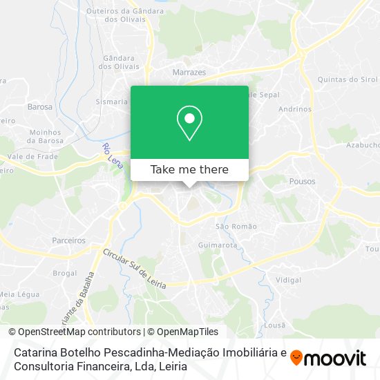 Catarina Botelho Pescadinha-Mediação Imobiliária e Consultoria Financeira, Lda map
