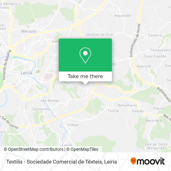 Textilis - Sociedade Comercial de Têxteis map