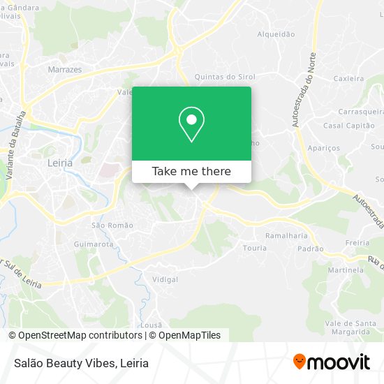 Salão Beauty Vibes mapa
