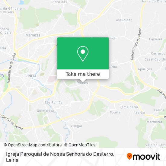 Igreja Paroquial de Nossa Senhora do Desterro map