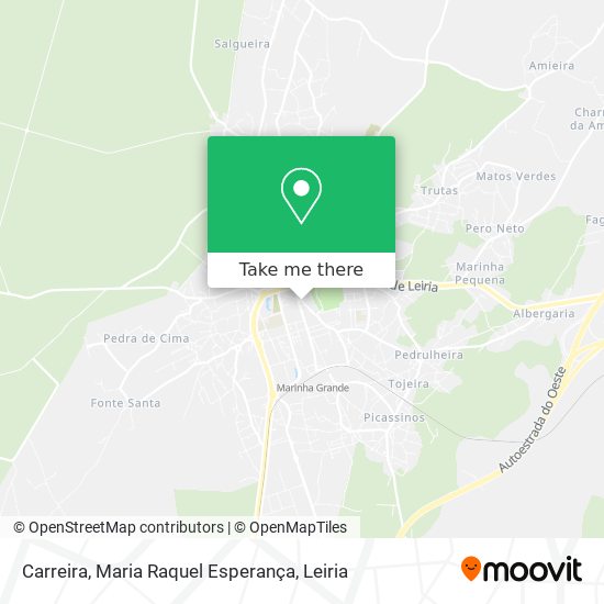 Carreira, Maria Raquel Esperança mapa