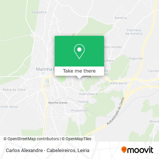 Carlos Alexandre - Cabeleireiros mapa