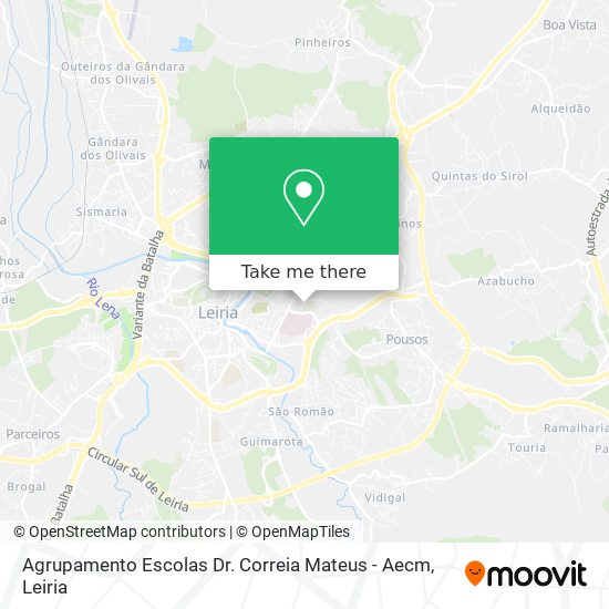 Agrupamento Escolas Dr. Correia Mateus - Aecm map
