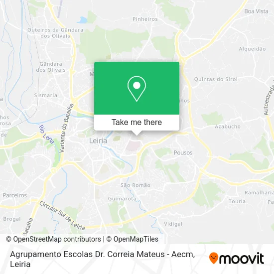 Agrupamento Escolas Dr. Correia Mateus - Aecm map