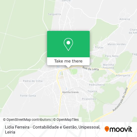 Lídia Ferreira - Contabilidade e Gestão, Unipessoal map