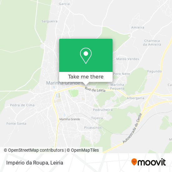 Império da Roupa mapa
