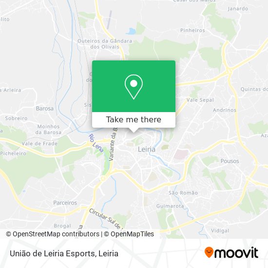 União de Leiria Esports map