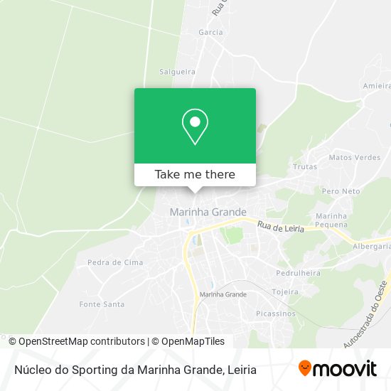 Núcleo do Sporting da Marinha Grande map