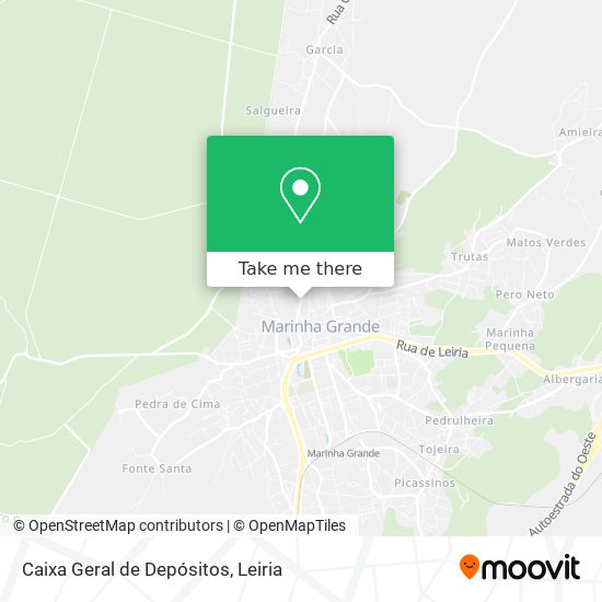 Caixa Geral de Depósitos mapa