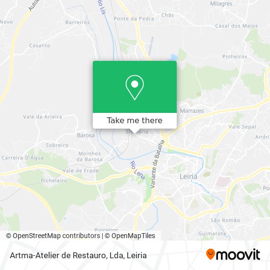 Artma-Atelier de Restauro, Lda map