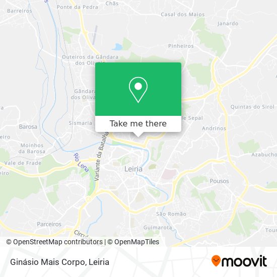 Ginásio Mais Corpo map