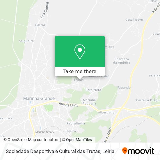 Sociedade Desportiva e Cultural das Trutas map