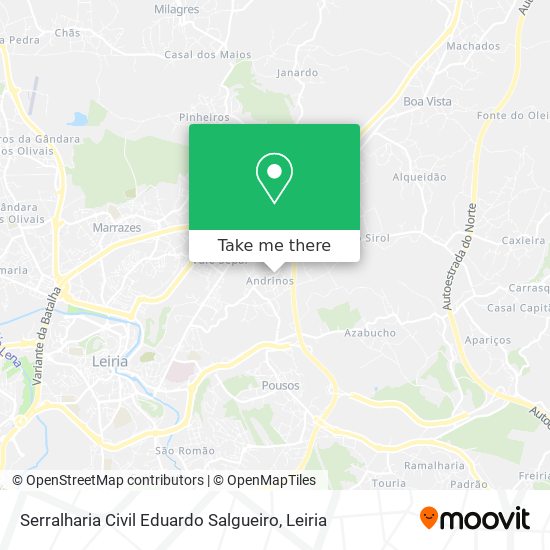 Serralharia Civil Eduardo Salgueiro mapa