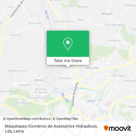 Maquinauto-Comércio de Acessórios Hidraulicos, Lda map