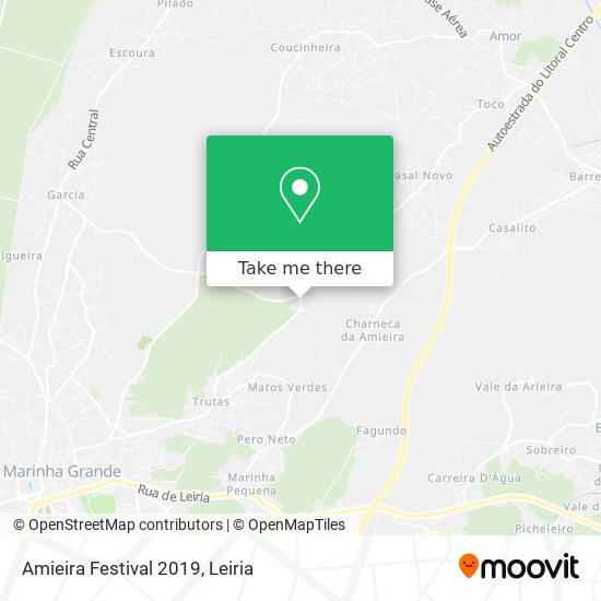 Amieira Festival 2019 mapa