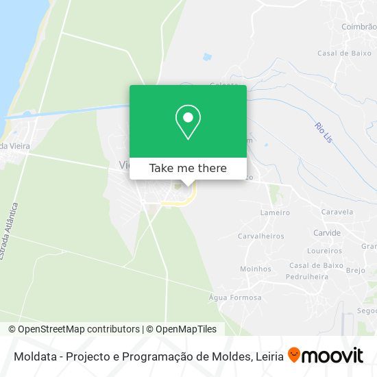 Moldata - Projecto e Programação de Moldes mapa