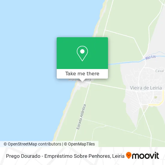 Prego Dourado - Empréstimo Sobre Penhores map