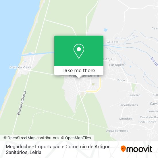 Megaduche - Importação e Comércio de Artigos Sanitários map