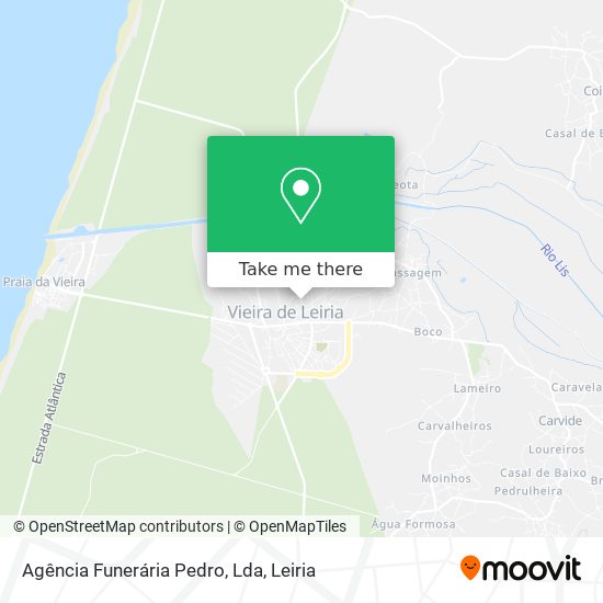 Agência Funerária Pedro, Lda map