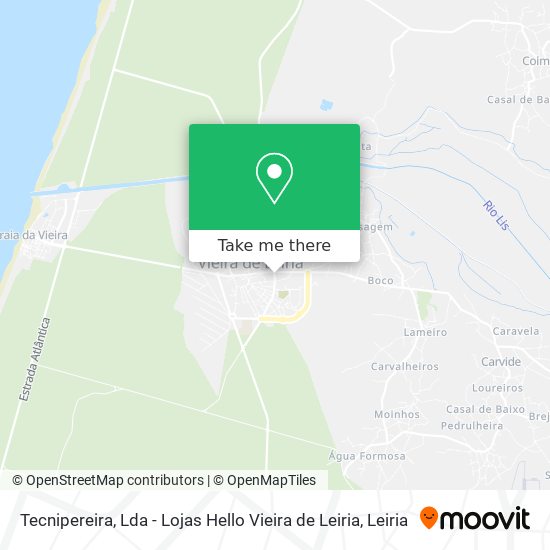 Tecnipereira, Lda - Lojas Hello Vieira de Leiria map