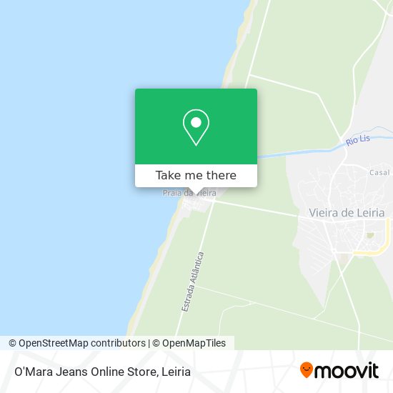O'Mara Jeans Online Store map