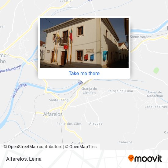 Alfarelos map