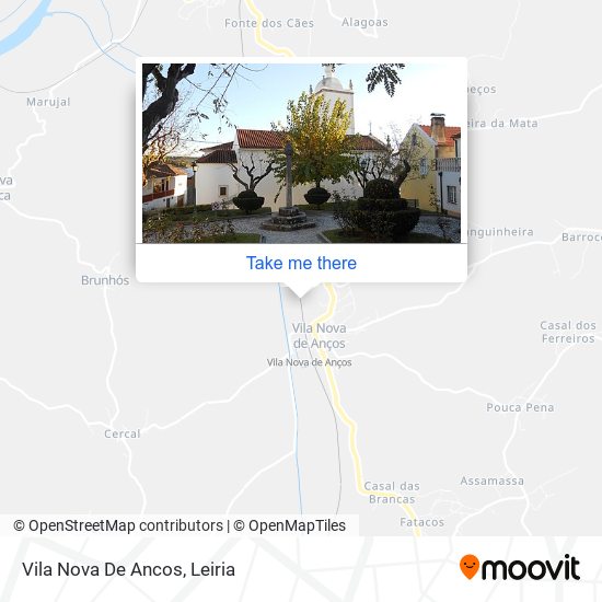 Vila Nova De Ancos map