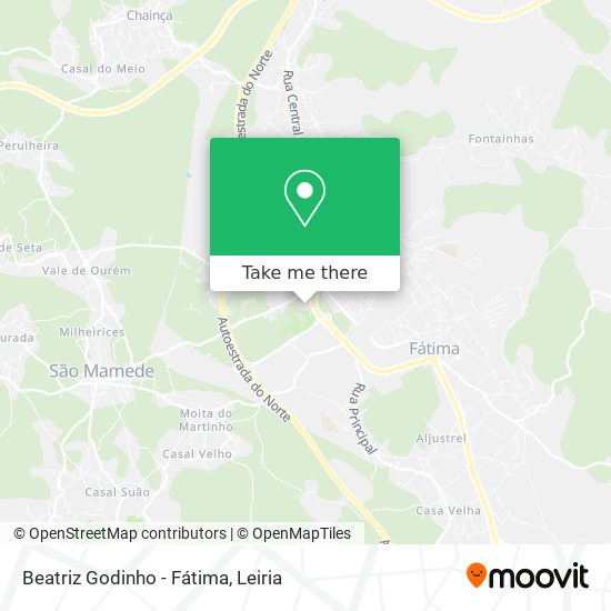 Beatriz Godinho - Fátima map