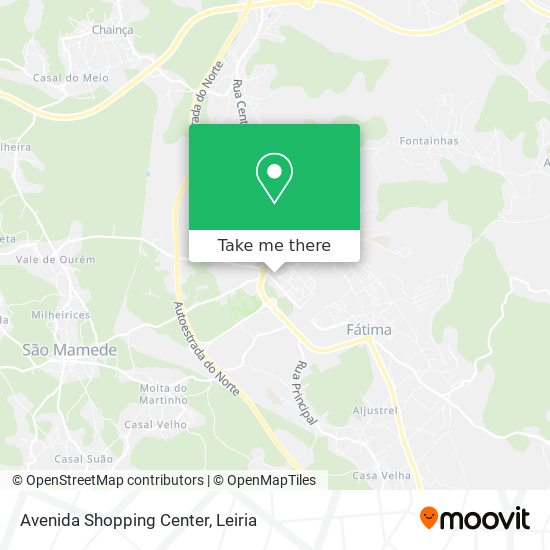 Avenida Shopping Center map