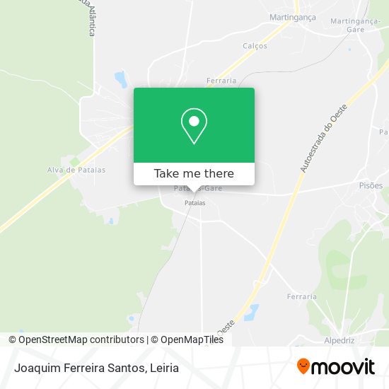 Joaquim Ferreira Santos mapa