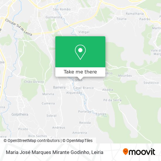 Maria José Marques Mirante Godinho map