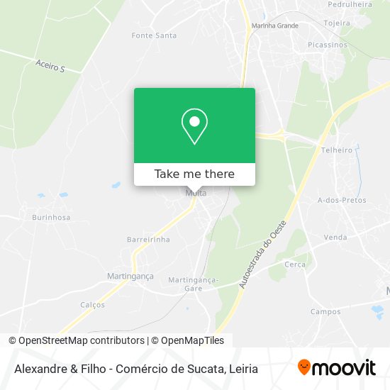 Alexandre & Filho - Comércio de Sucata map