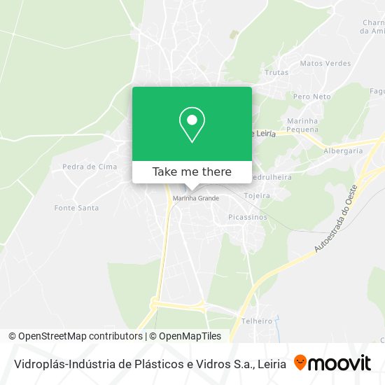 Vidroplás-Indústria de Plásticos e Vidros S.a. map