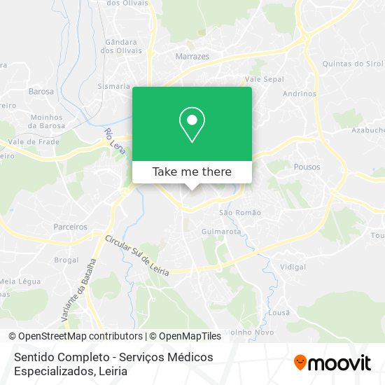 Sentido Completo - Serviços Médicos Especializados map