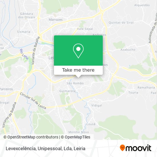 Levexcelência, Unipessoal, Lda mapa