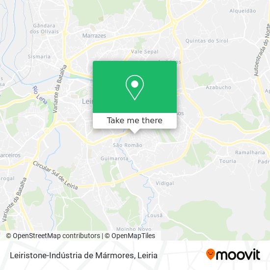 Leiristone-Indústria de Mármores map