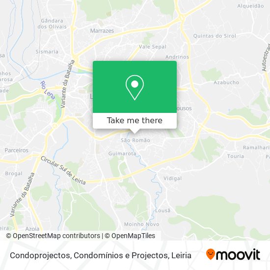 Condoprojectos, Condomínios e Projectos mapa