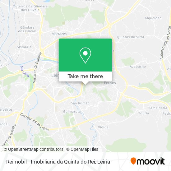 Reimobil - Imobiliaria da Quinta do Rei mapa