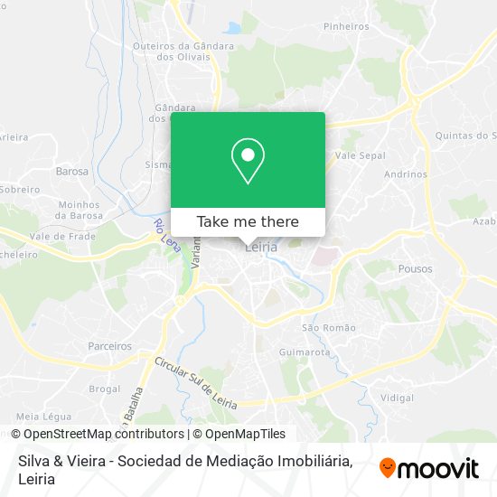 Silva & Vieira - Sociedad de Mediação Imobiliária map