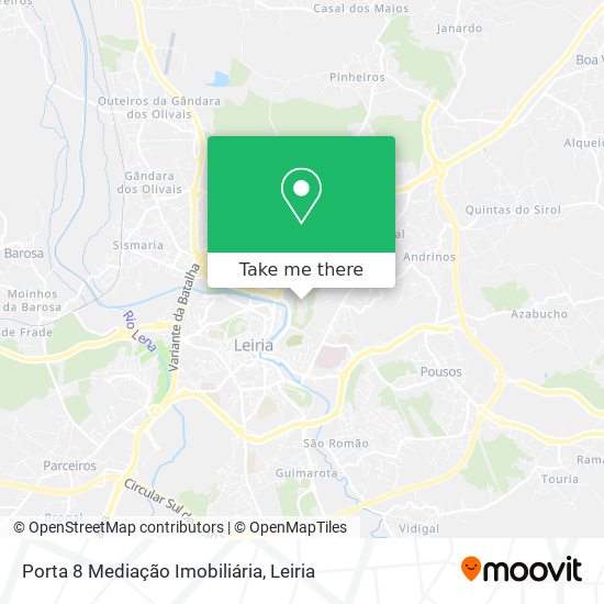 Porta 8 Mediação Imobiliária map