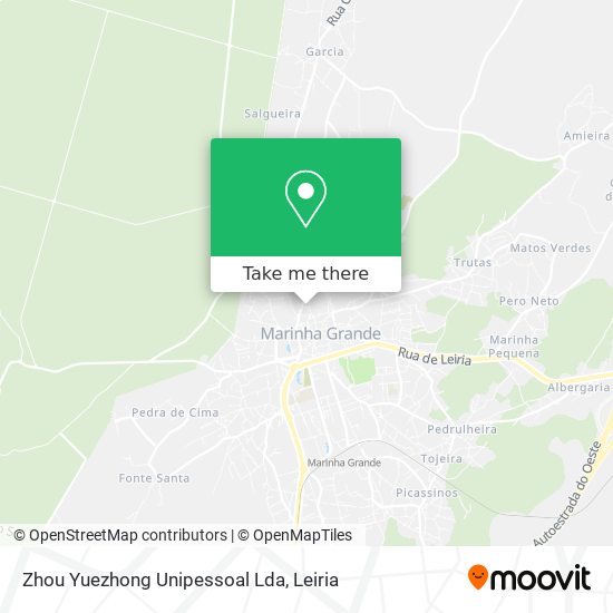 Zhou Yuezhong Unipessoal Lda mapa